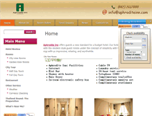 Tablet Screenshot of aphroditeinn.com